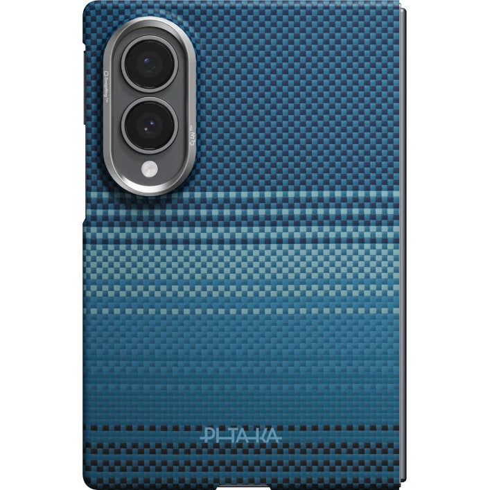 Aramid Handyhülle für Galaxy Z Fold8, PITAKA Edge Case mit MagSafe, Blau mit Kevlar (2/10)