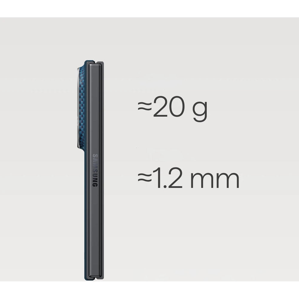Aramid Handyhülle für Galaxy Z Fold8, PITAKA Edge Case mit MagSafe, Blau mit Kevlar (7/10)