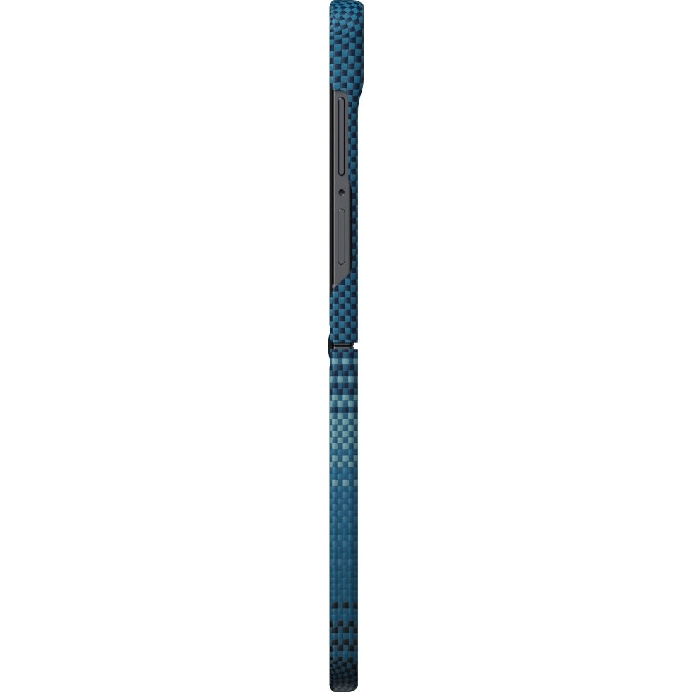 Aramid Handyhülle für Galaxy Z Flip8, PITAKA Edge Case mit MagSafe, Blau
