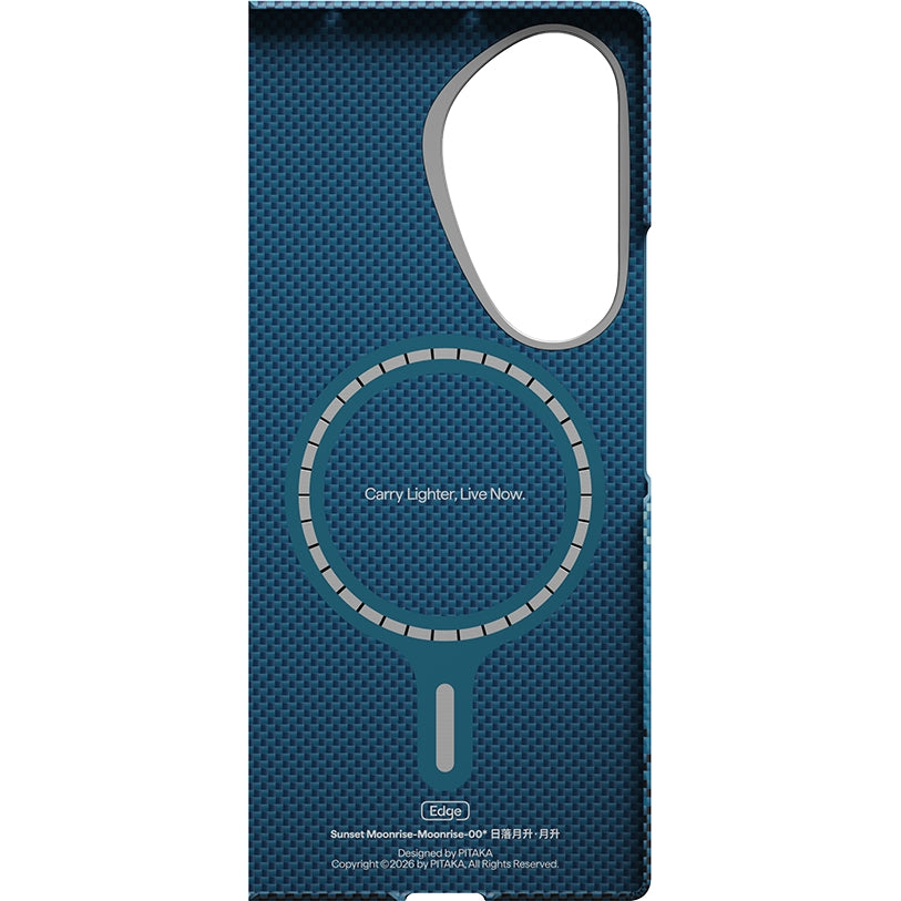 Aramid Handyhülle für Galaxy Z Fold8 Ultra, PITAKA Edge Case mit MagSafe, Blau