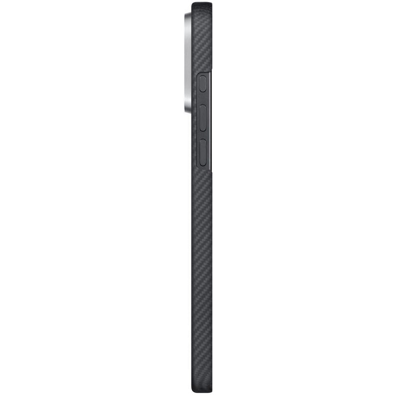 Aramid Handyhülle für iPhone 16 Pro Max, PITAKA Ultra-Slim Case PitaTap mit MagSafe, Schwarz