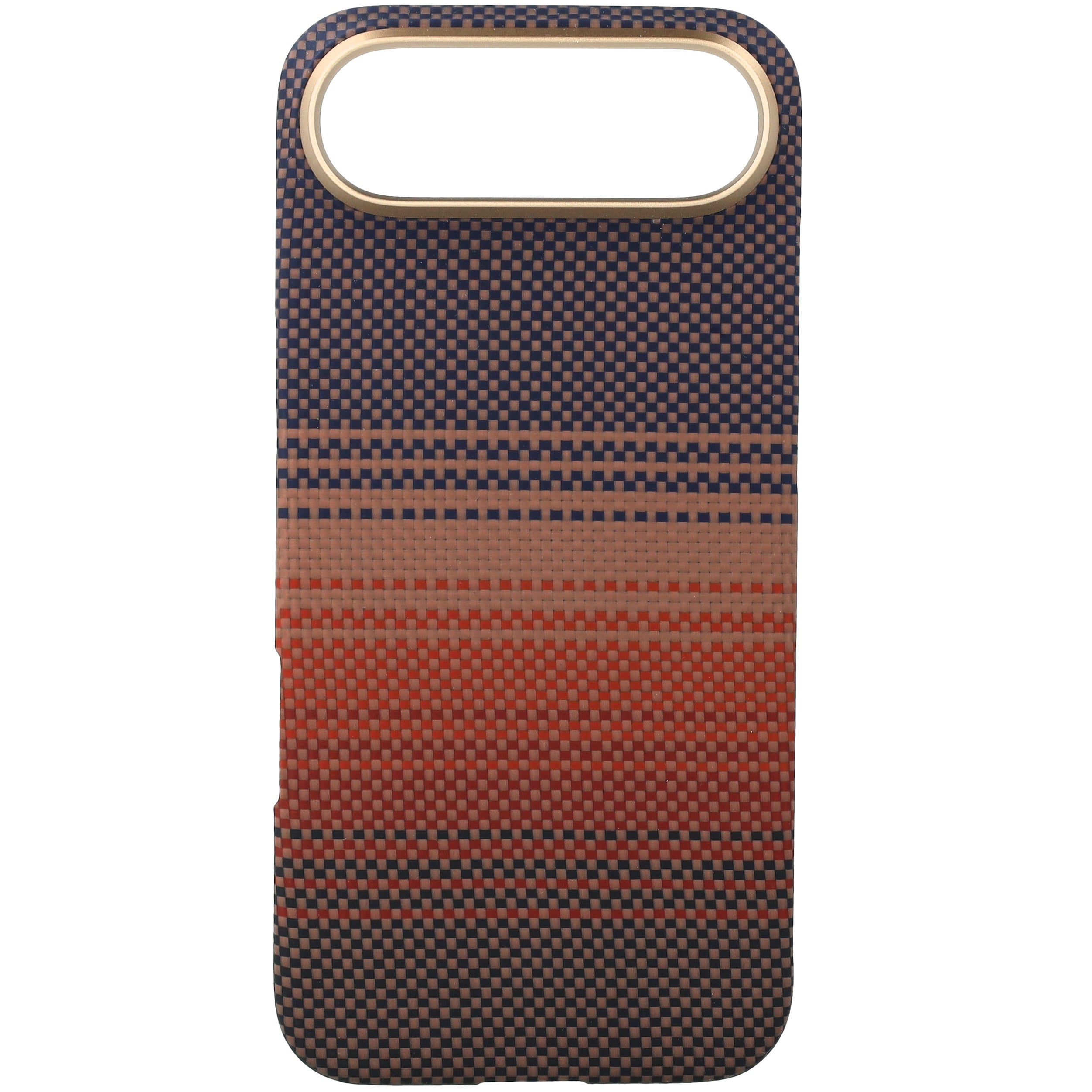 Aramid Handyhülle für iPhone Air, PITAKA Ultra-Slim Case mit MagSafe, Braun-schwarz