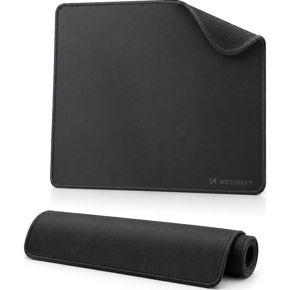Gaming-Mauspad wasserdicht für den Schreibtisch, Wozinsky WPD-B350, 35 x 25 cm, Schwarz