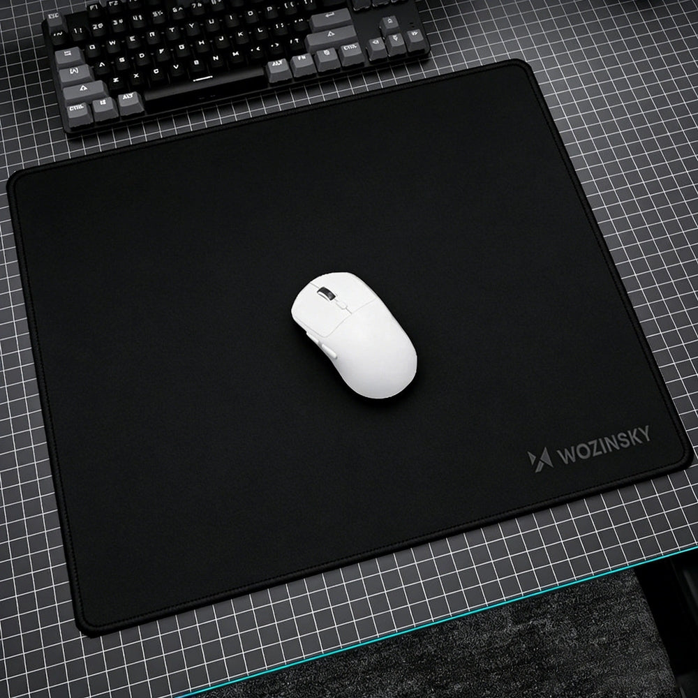 Gaming-Mauspad wasserdicht für den Schreibtisch, Wozinsky WPD-B350, 35 x 25 cm, Schwarz