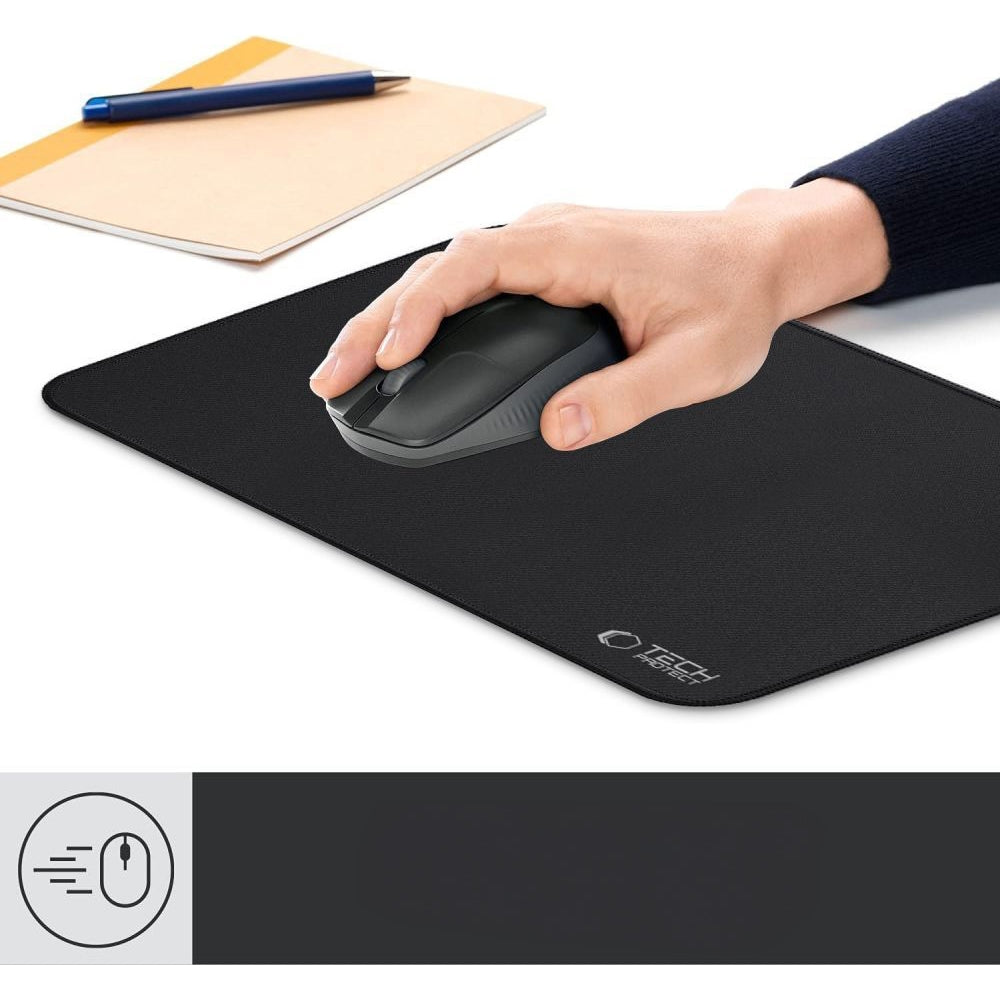 Gaming-Schreibtisch-Mauspad, Tech-Protect A100 Mouse Pad, Schwarz