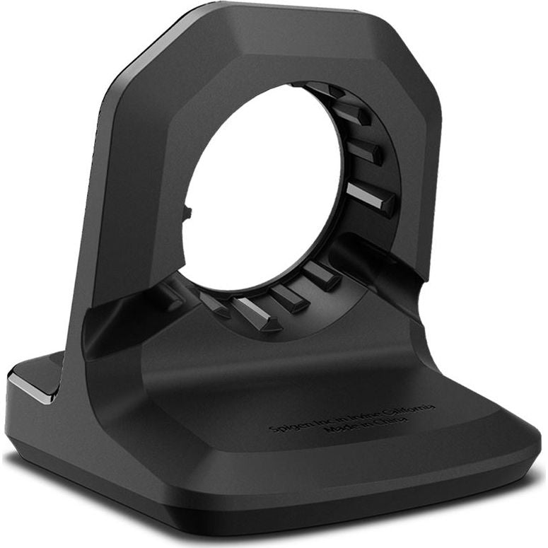 Dockingstation für Apple Watch Ladegerät, Spigen Rugged Armor Stand, Schwarz