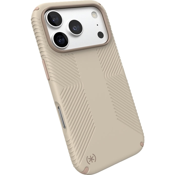 Handyhülle für iPhone 18 Pro, Speck Presidio2 Grip mit MagSafe, Beige (2/9)