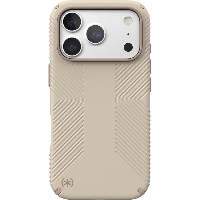 Handyhülle für iPhone 18 Pro, Speck Presidio2 Grip mit MagSafe, Beige (1/9)