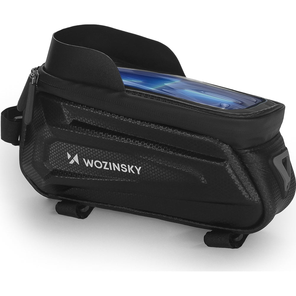 Fahrradrahmentasche mit Handyhülle, Wozinsky Active WBB28BK, Schwarz