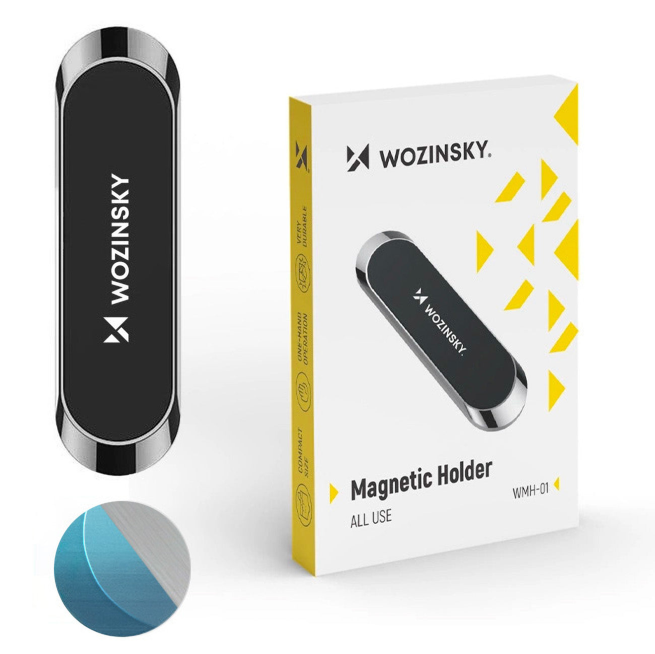 Magnetische Autohalterung für das Armaturenbrett, Wozinsky WMH-01, Schwarz