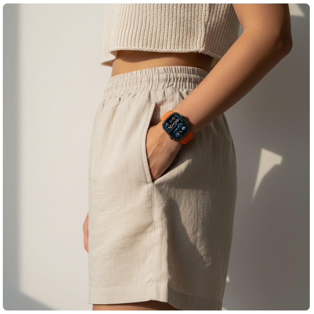 Armband YAXO Rugged Evo Sport Band für Apple Watch 44/45/46/49 mm, orange (5/9)