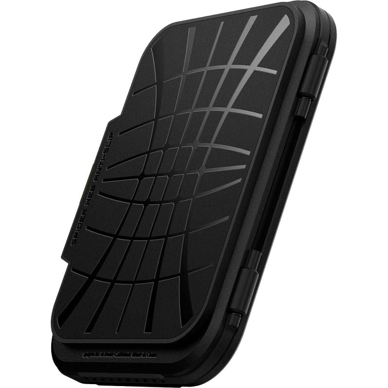 Kartenetui für iPhone 15/14/13/12, Spigen Lock Fit MagSafe Wallet, Schwarz