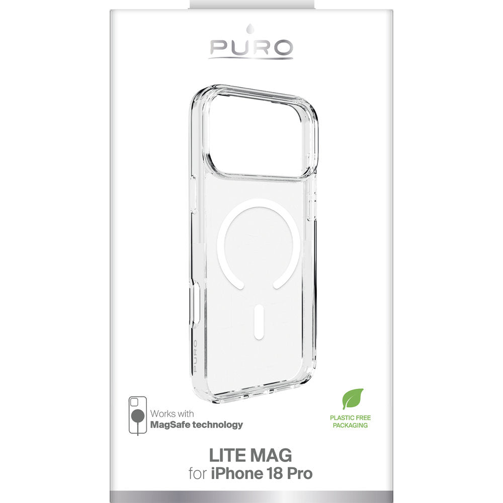 Handyhülle für iPhone 18 Pro / 17 Pro, Puro Lite Mag Pro, mit MagSafe Weiß (2/2)