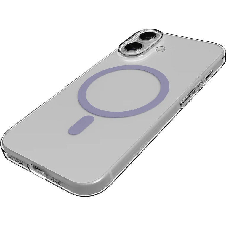 Handyhülle für iPhone 17, Puro Lite Mag Pro, Transparent und Rosa