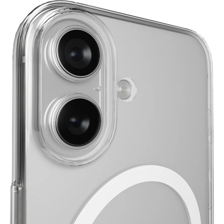 Handyhülle für iPhone 17, Puro Lite Mag Pro, Transparent und Weiß