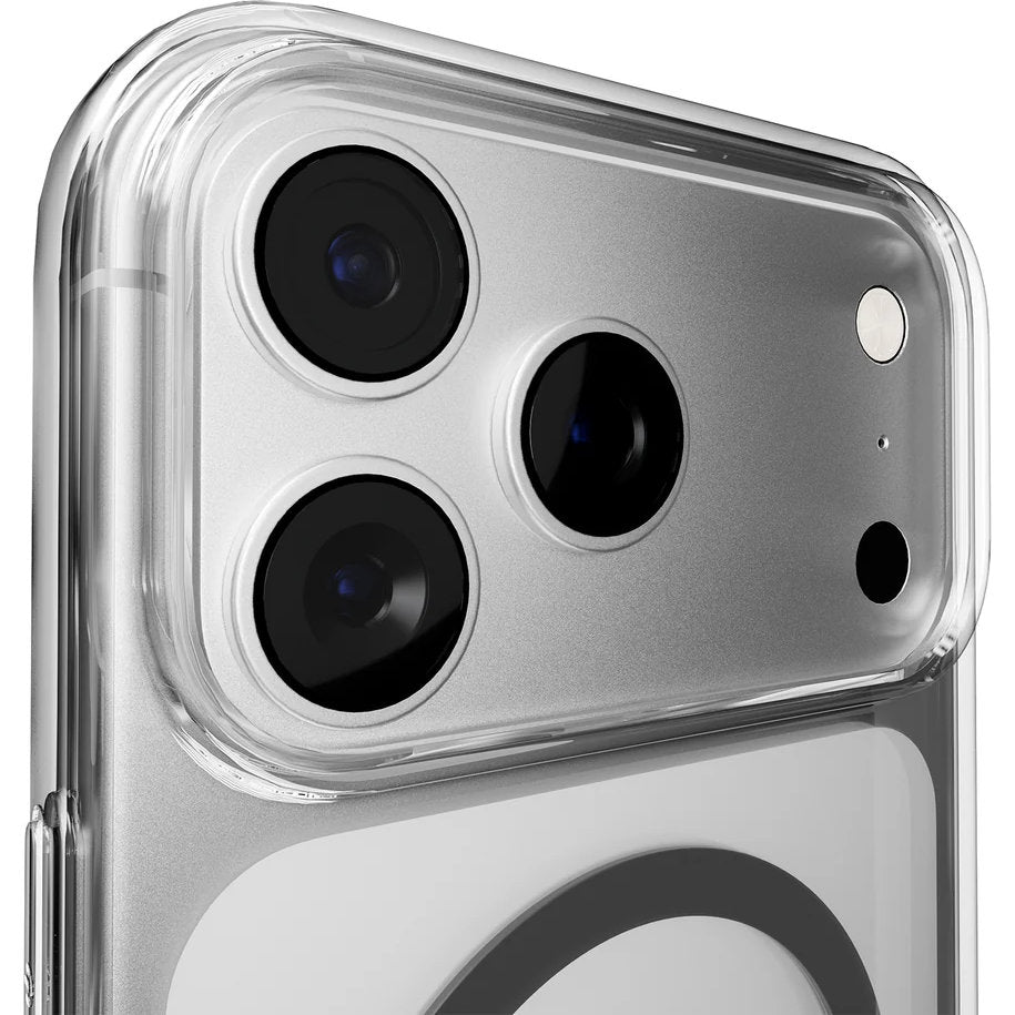 Handyhülle für iPhone 17 Pro, Puro Lite Mag Pro, Transparent-Schwarz