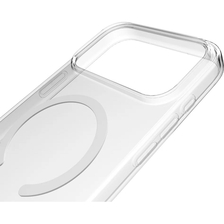 Handyhülle für iPhone 17 Pro Max, Puro Lite Mag Pro, Transparent und Weiß