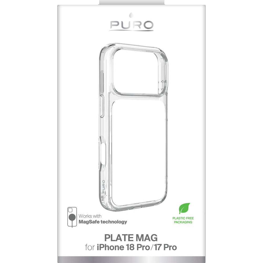 Handyhülle für iPhone 18 Pro / 17 Pro, mit MagSafe, Transparent-Weiß (2/2)
