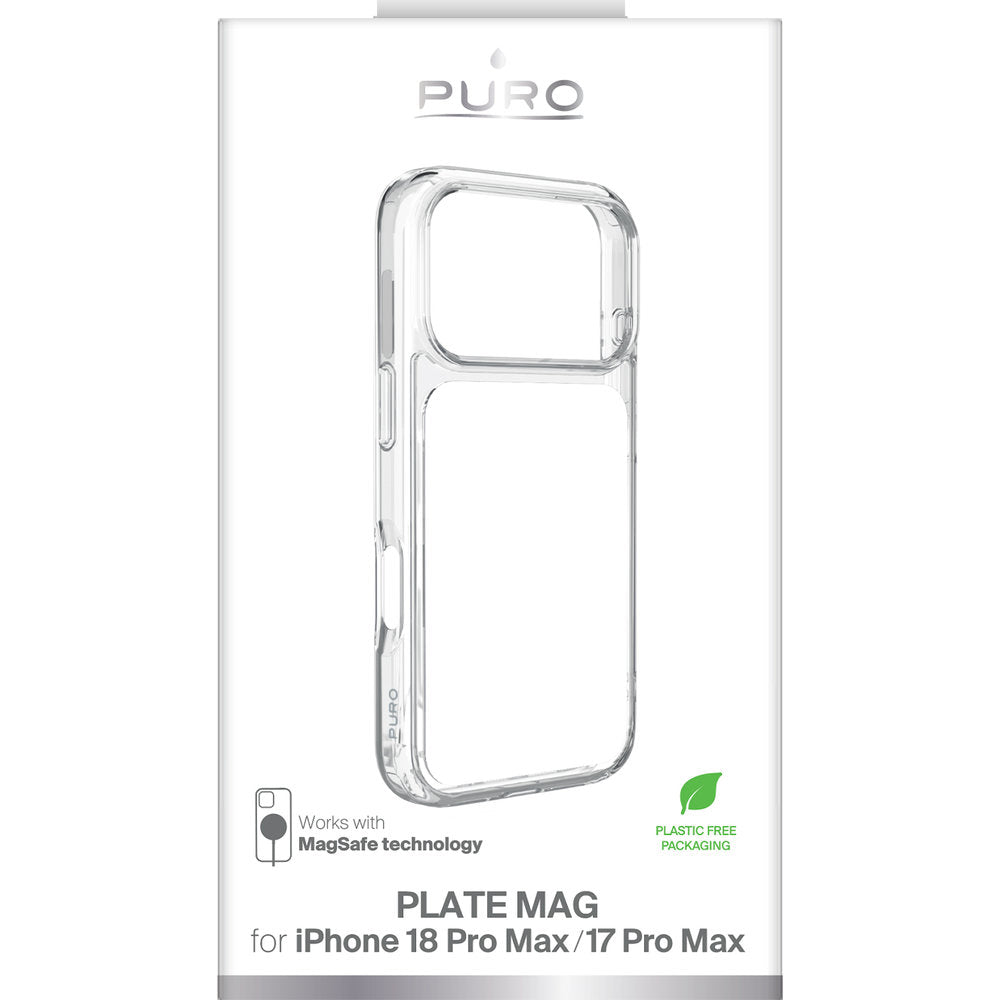 Handyhülle für iPhone 18 Pro Max / 17 Pro Max, mit MagSafe, Transparent-Weiß (2/2)