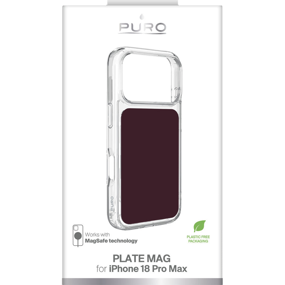 Handyhülle für iPhone 18 Pro Max / 17 Pro Max, mit MagSafe, Transparent-Bordrot (2/2)