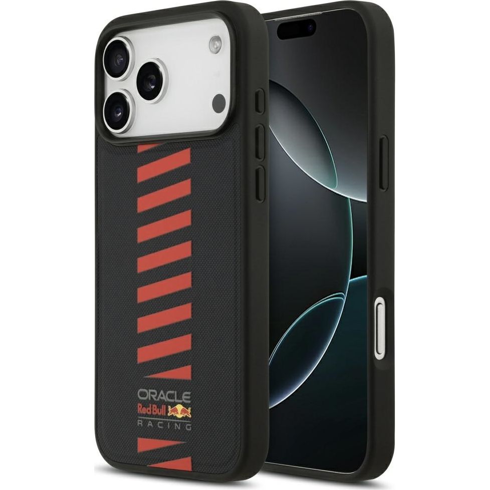 Handyhülle für iPhone 18 Pro Max / 17 Pro Max, Red Bull Meshed Powerbar mit MagSafe, Dunkelblau