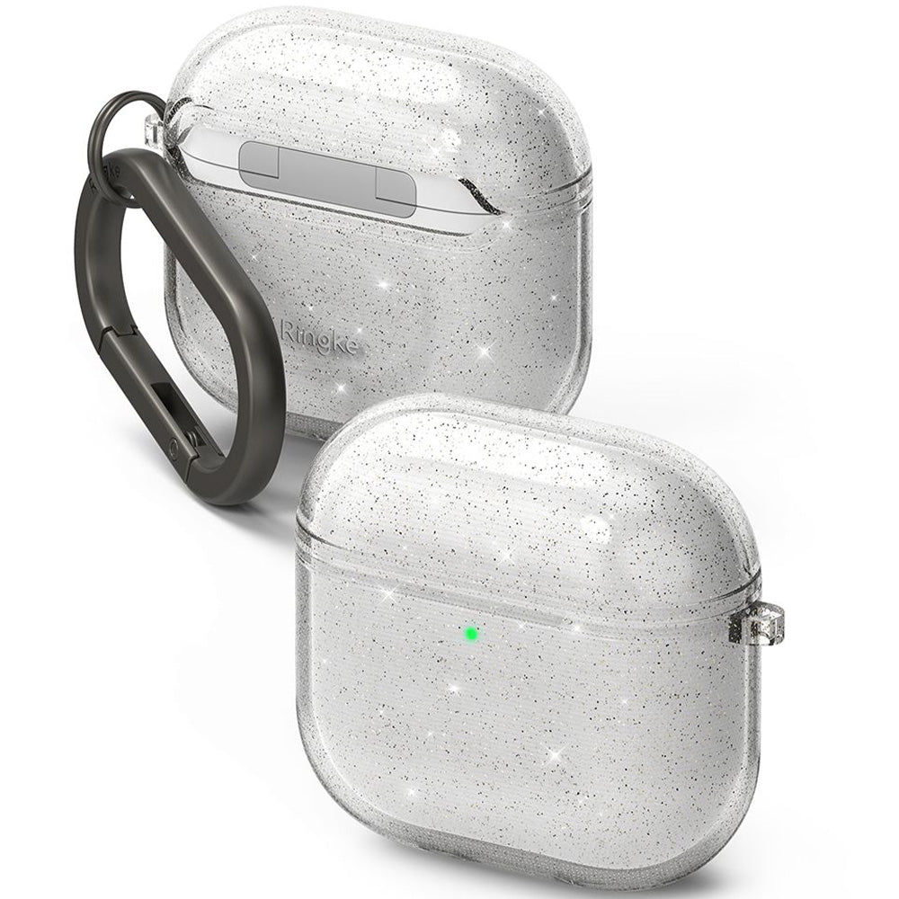 Schutzhülle für Apple AirPods 5 / 4, Ringke Air, Transparent mit Glitzer