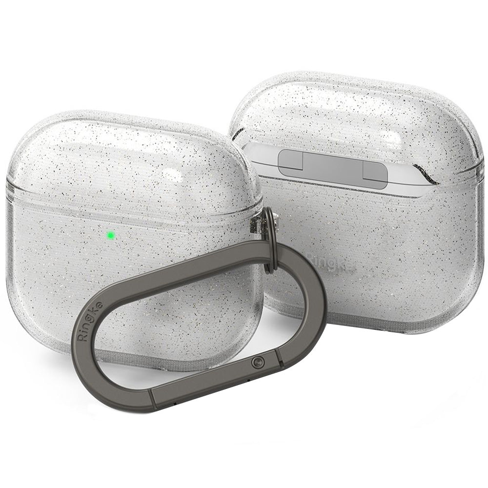 Schutzhülle für Apple AirPods 5 / 4, Ringke Air, Transparent mit Glitzer
