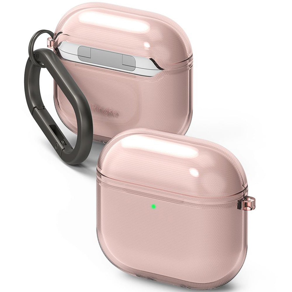 Schutzhülle für Apple AirPods 5 / 4, Ringke Air, Transparent und Rosa