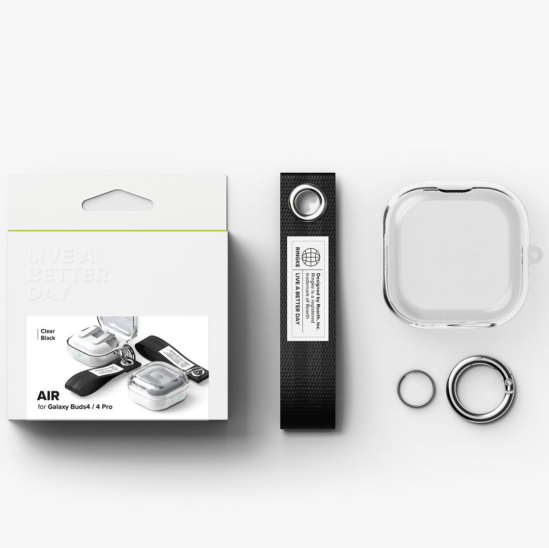 Schutzhülle für Galaxy Buds 4 / 4 Pro, Ringke Air, Transparent