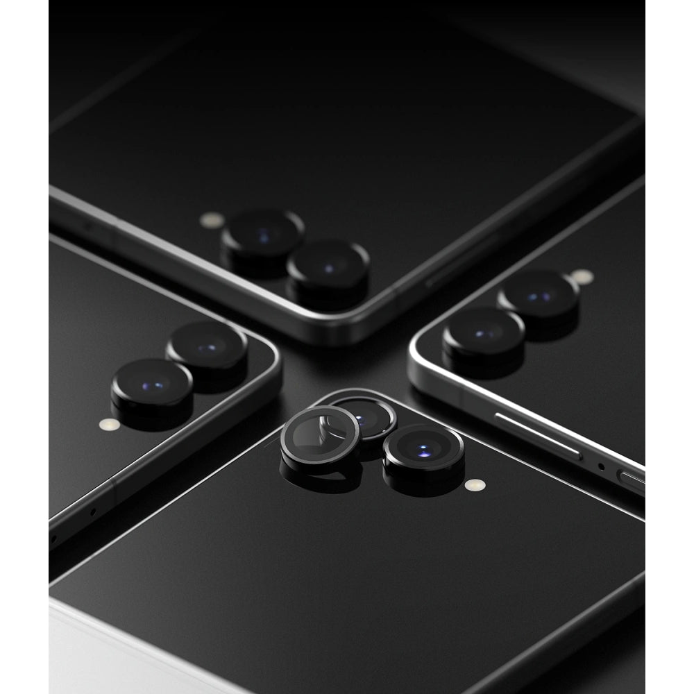 Kameraschutz für Galaxy Z Flip8, Ringke Camera Lens Frame Glass, 2-Pack, Schwarz