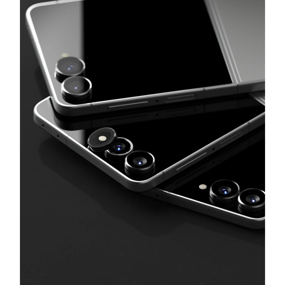 Kameraschutz für Galaxy Z Flip8, Ringke Camera Lens Frame Glass, 2-Pack, Schwarz