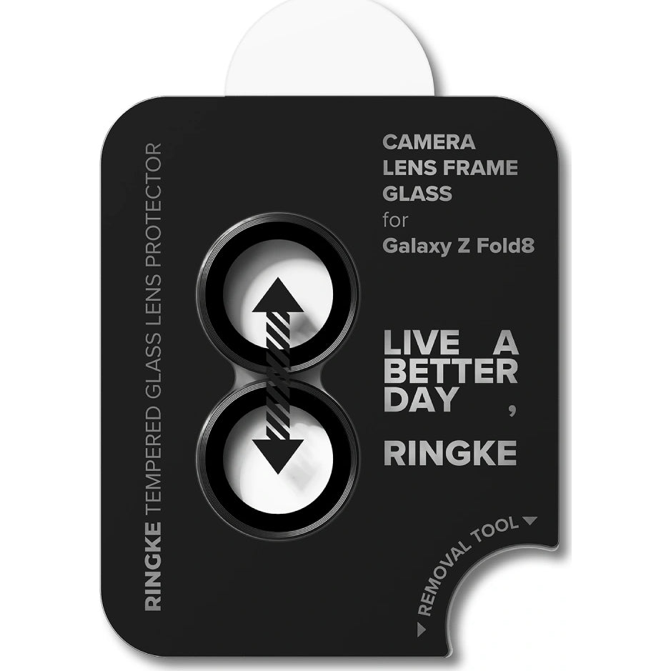 Kameraschutz für Galaxy Z Fold8, Ringke Camera Lens Frame Glass, 2-Pack, Schwarz