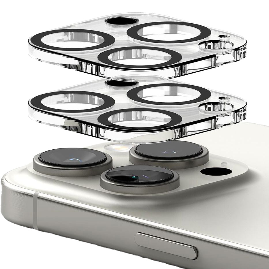 Gehärtetes Glas für die Kamera für iPhone 16 Pro Max / 16 Pro, Ringke Camera Protector, 2 Stück