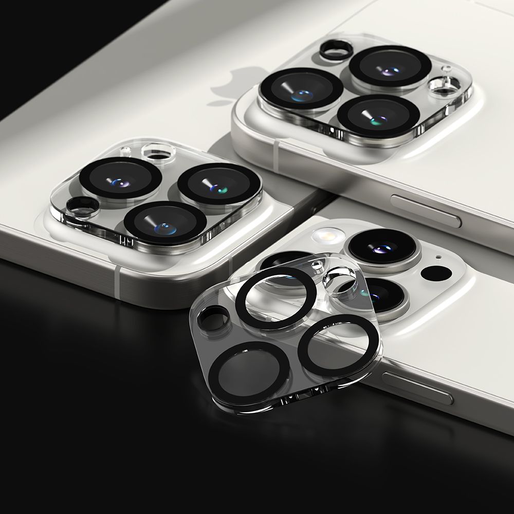 Gehärtetes Glas für die Kamera für iPhone 16 Pro Max / 16 Pro, Ringke Camera Protector, 2 Stück