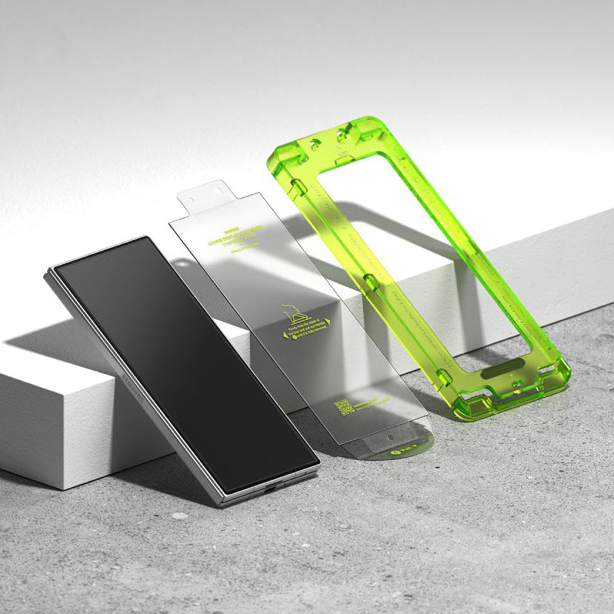 Gehärtetes Bildschirmglas mit Applikator für Galaxy Z Fold8 Ultra, Ringke Cover Display Easy Slide, Transparent, 2 Stück