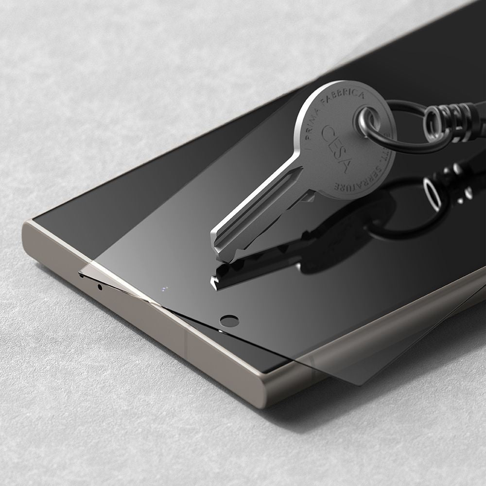 Gehärtetes Bildschirmglas mit Applikator für Galaxy S24 Ultra, Ringke Easy Slide, 2 Stück