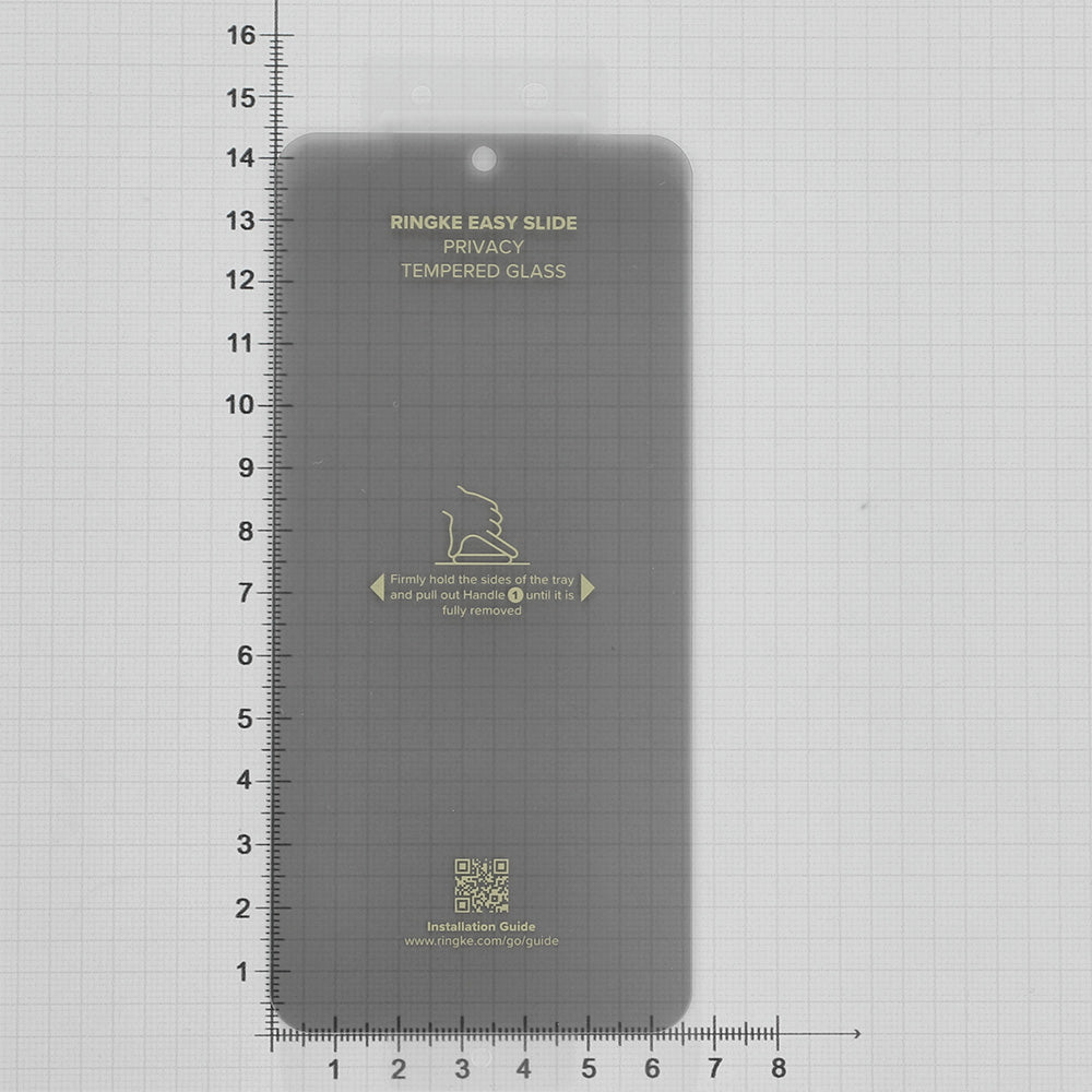 Sichtschutzglas mit Applikator für Samsung Galaxy S25, Ringke Easy Slide, 2 Stück