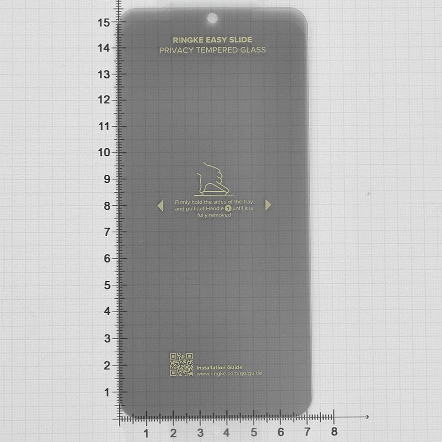 Sichtschutzglas mit Applikator für Samsung Galaxy S25 Plus, Ringke Easy Slide, 2 Stück