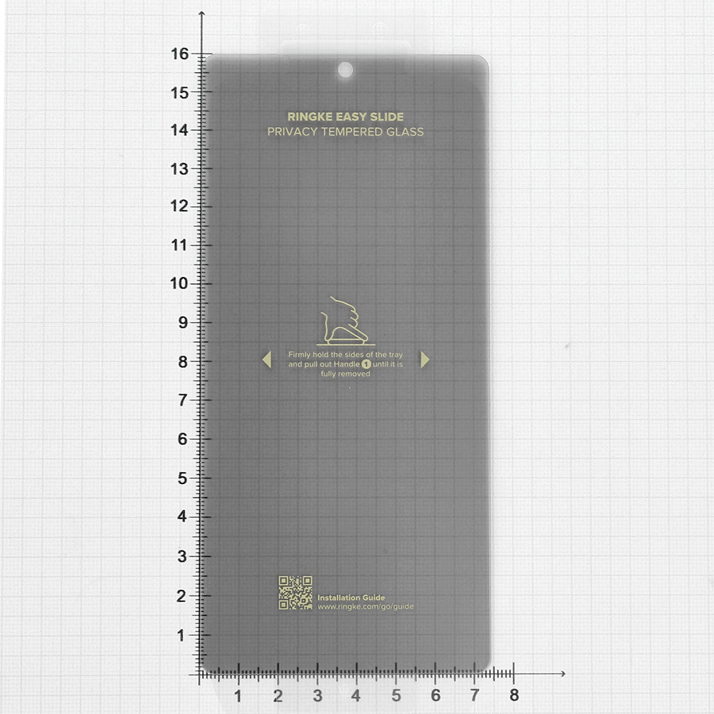 Sichtschutzglas mit Applikator für Samsung Galaxy S25 Ultra, Ringke Easy Slide, 2 Stück