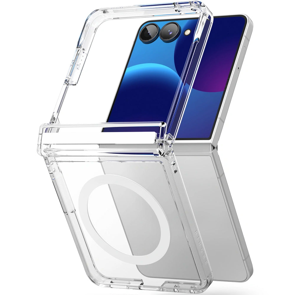 Handyhülle für Galaxy Z Flip8, Ringke Fusion Flap Magnetic mit MagSafe, Transparent (2/9)