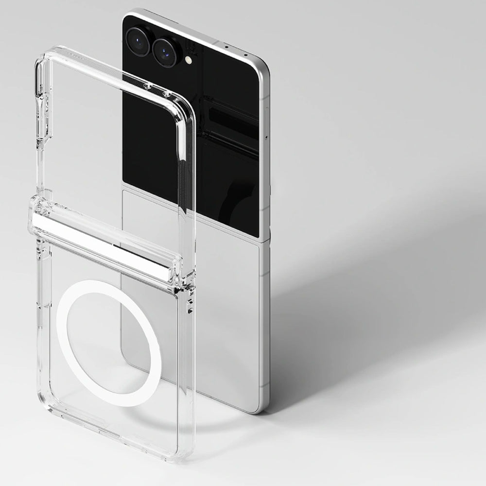 Handyhülle für Galaxy Z Flip8, Ringke Fusion Flap Magnetic mit MagSafe, Transparent (8/9)