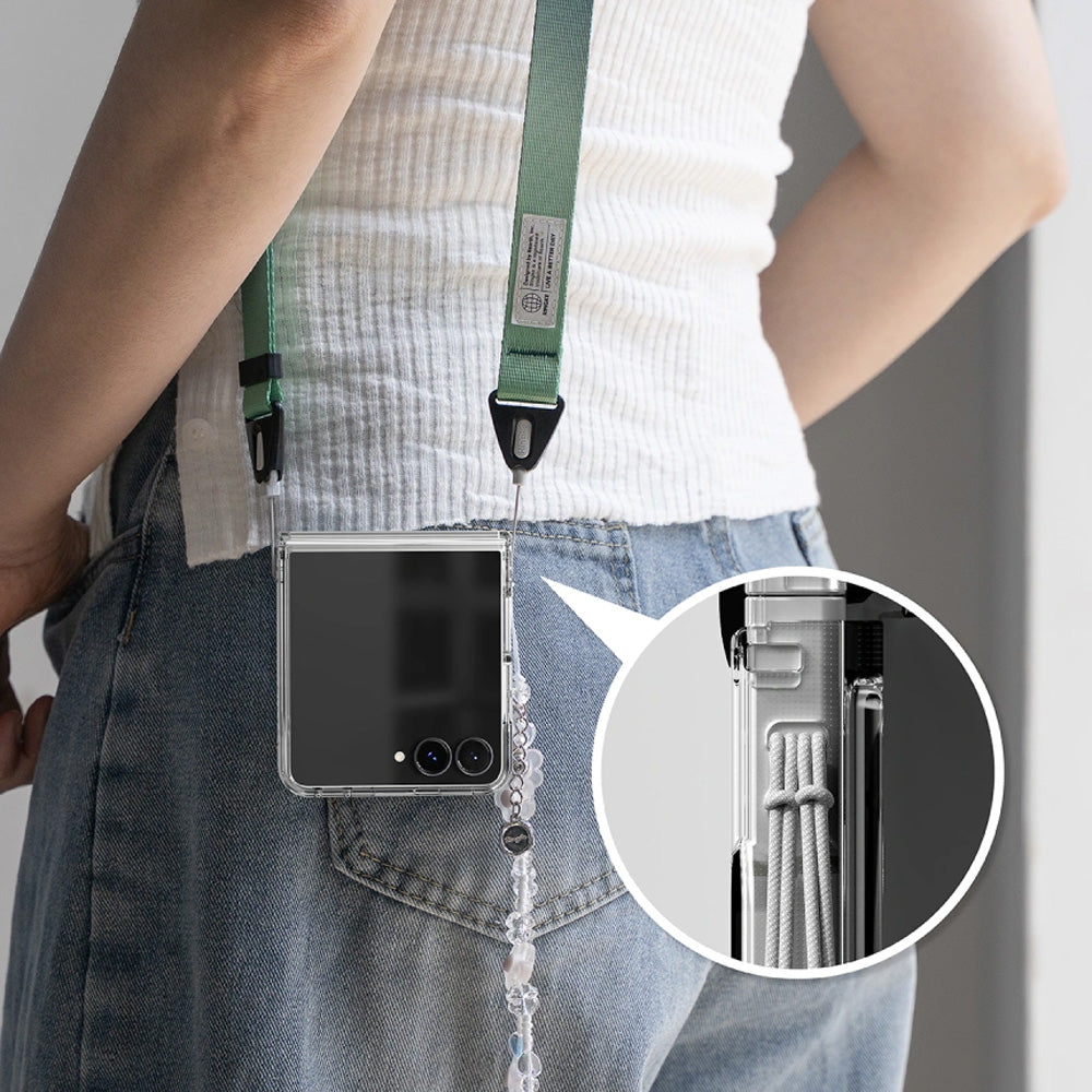 Handyhülle für Galaxy Z Flip8, Ringke Fusion Flap Magnetic mit MagSafe, Transparent (9/9)