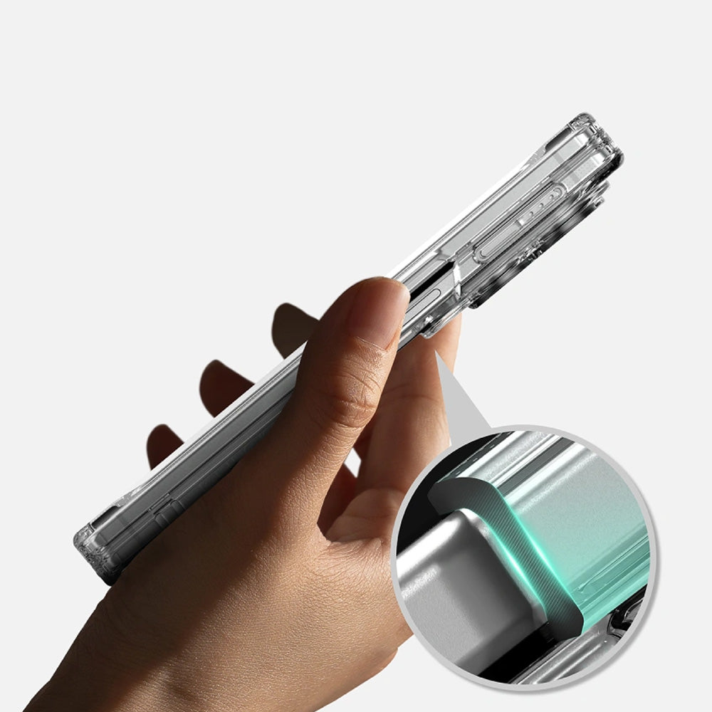 Handyhülle für Galaxy Z Fold8, Ringke Fusion Flap Magnetic mit MagSafe, Transparent (8/9)
