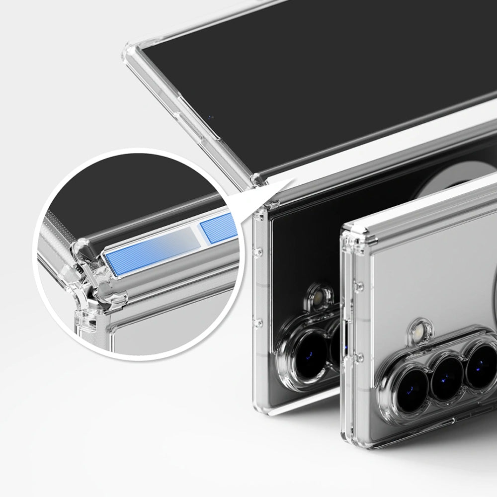 Handyhülle für Galaxy Z Fold8 Ultra, Ringke Fusion Flap Magnetic mit MagSafe, Transparent (6/9)