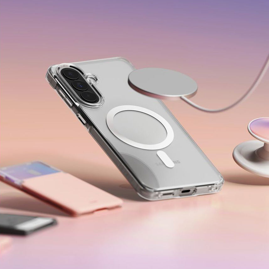 Handyhülle für Galaxy A57 5G, Ringke Fusion Magnetic mit MagSafe, Transparent