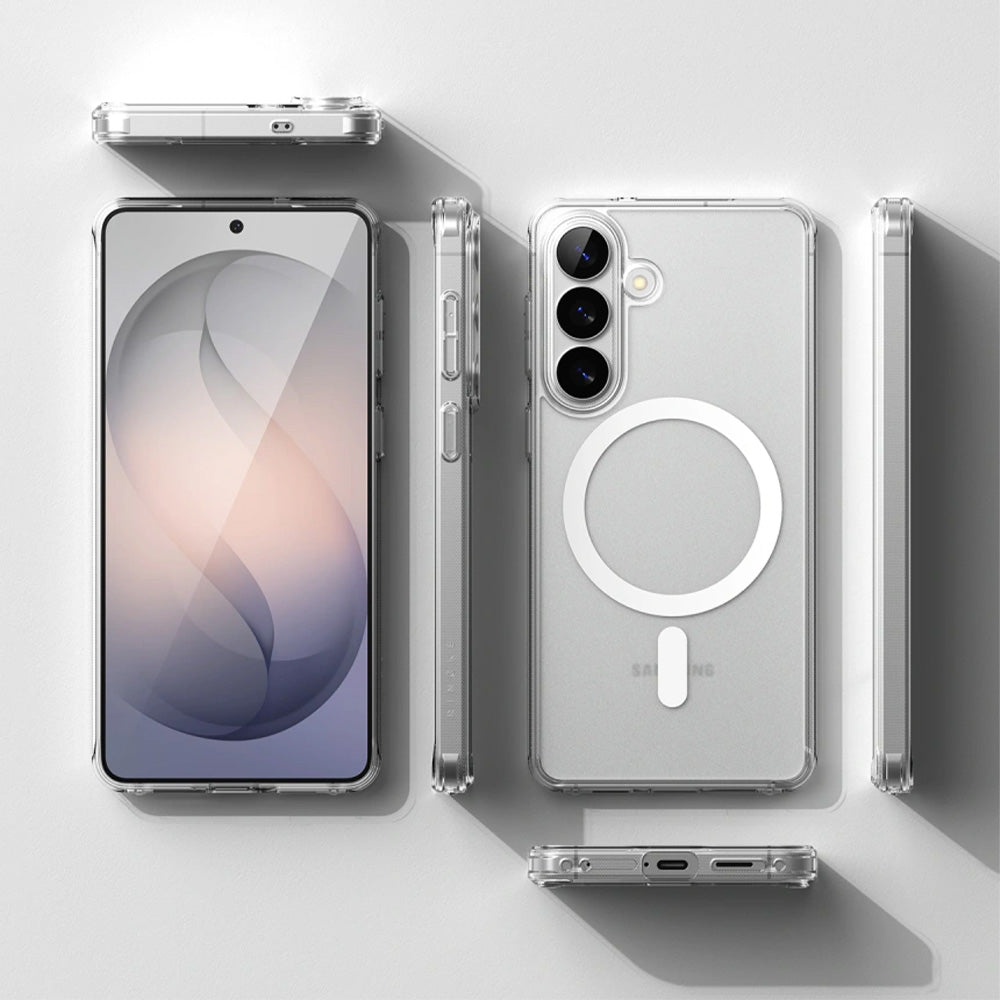 Handyhülle für Galaxy S26, Ringke Fusion Magnetic mit MagSafe, Transparent