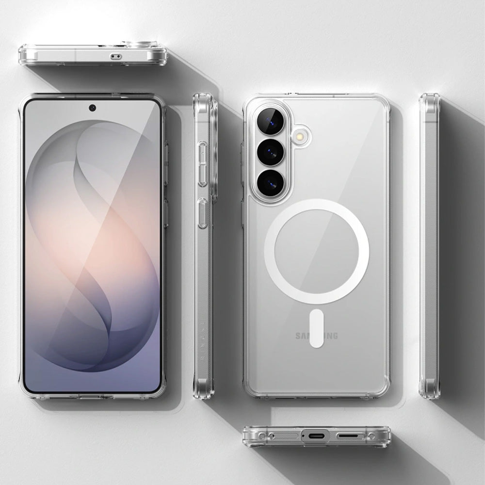 Handyhülle für Galaxy S26 Plus, Ringke Fusion Magnetic mit MagSafe, Transparent