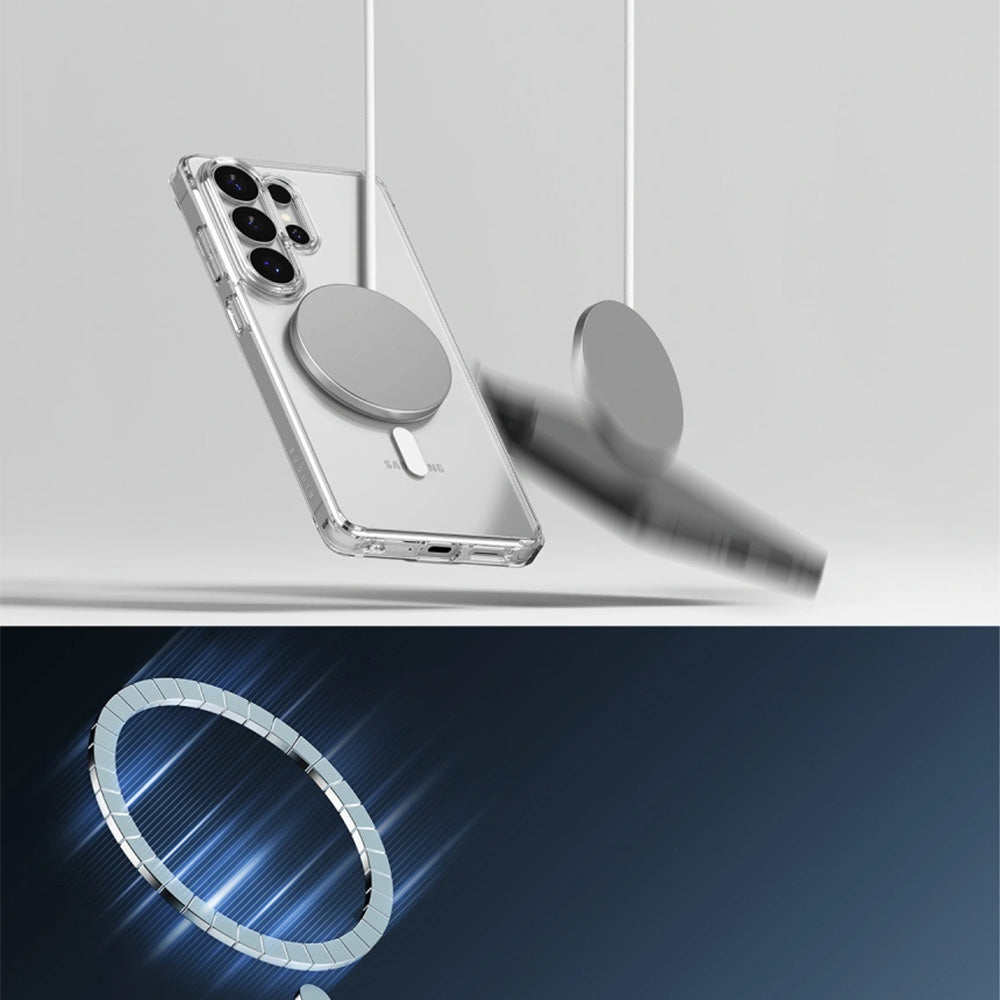 Handyhülle für Galaxy S26 Ultra, Ringke Fusion Magnetic mit MagSafe, Transparent