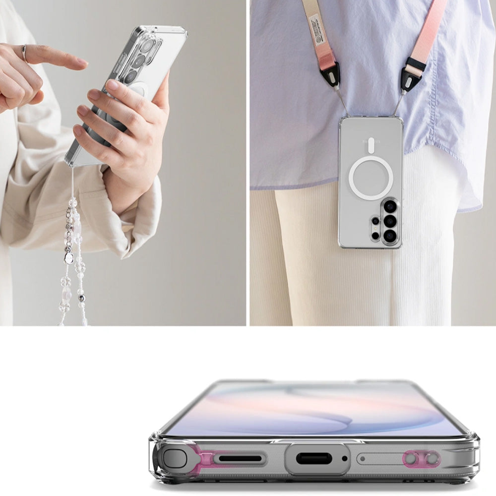 Handyhülle für Galaxy S26 Ultra, Ringke Fusion Magnetic mit MagSafe, Transparent