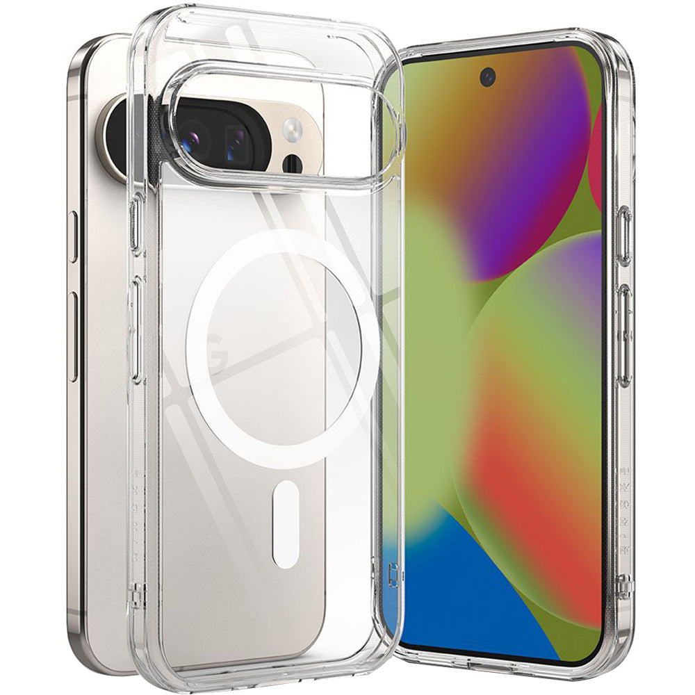 MagSafe-Hülle Für Google Pixel 6 Pro – Magnetisch, Durchsichtig & Stoßsicher, In Transparenter Schwarz-Optik